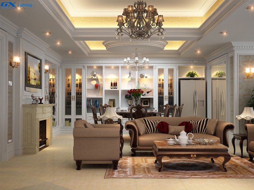 đèn led âm trần gx lighting