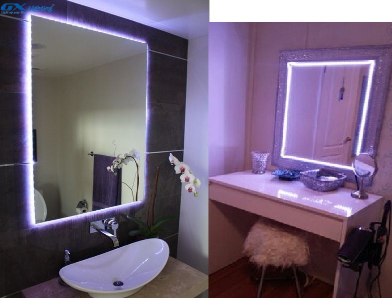 đèn led dây bàn trang điểm